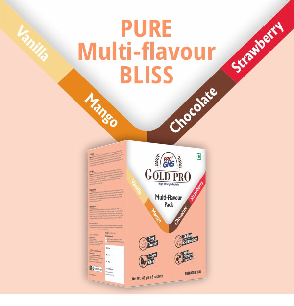 ProGNS Gold PRO Multi Flavour (Pack of 8 servings)