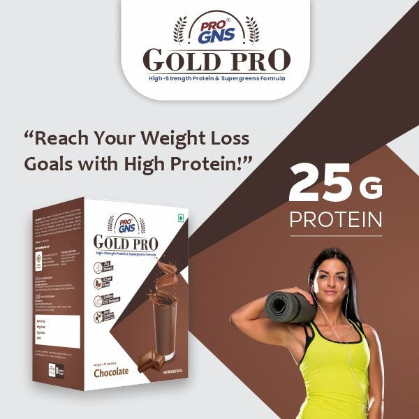 ProGNS Gold PRO Chocolate Flavour (Pack of 10 servings)