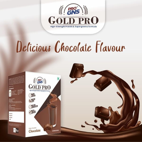 ProGNS Gold PRO Chocolate Flavour (Pack of 10 servings)