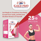 ProGNS Gold PRO Strawberry Flavour (Pack of 10 servings)