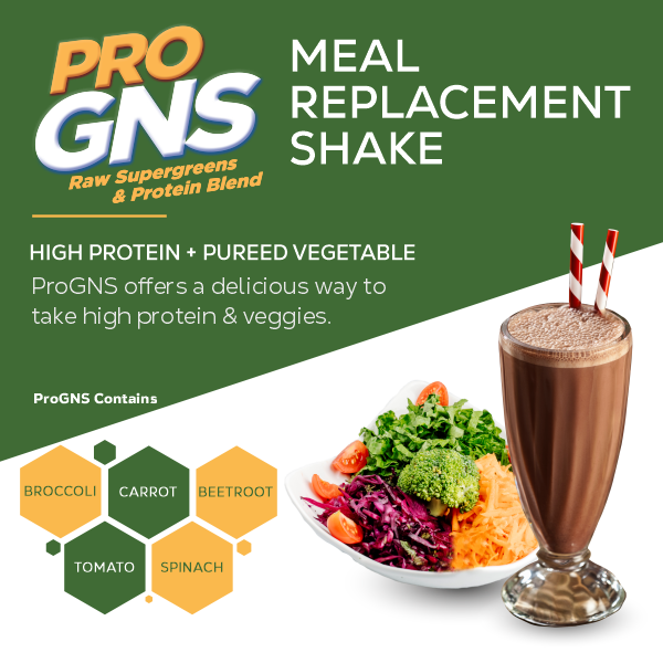 ProGNS Raw SuperGreens & Protein Blend (Pack of 8 servings)