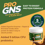 ProGNS Raw SuperGreens & Protein Blend (Pack of 8 servings)